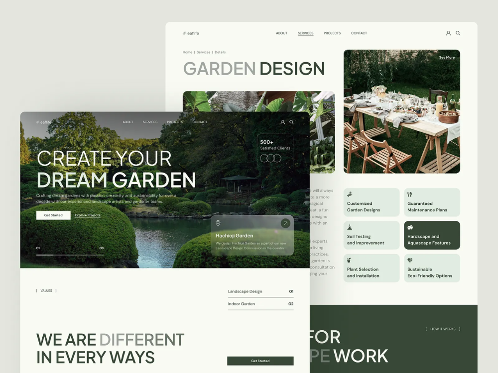 landscaping web design Wyoming
